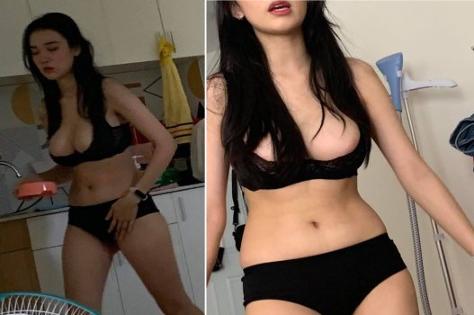 Gái đẹp vú to bị bạn trai leak clip 18+